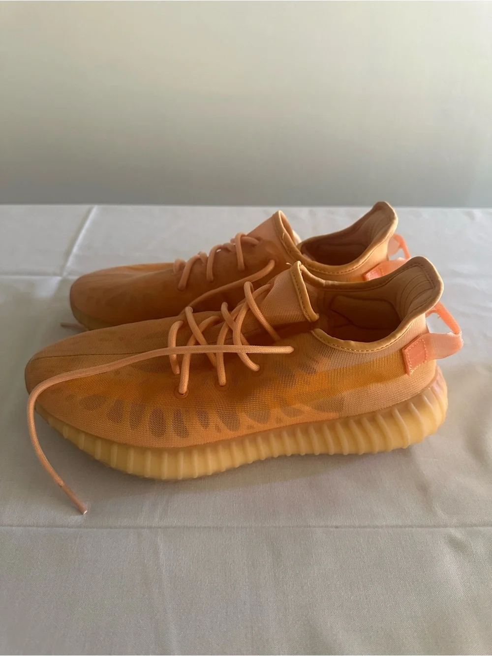 Yeezy Boost 350 V2 Orange/Peach Athletic Sneakers